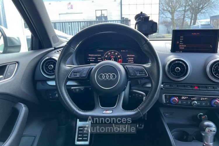 Audi S3 SPORTBACK 2.0 TFSI 310CH BLACK EDITION QUATTRO S-TRONIC ORIGINE FRANCE + APPLE CARPLAY - <small></small> 33.950 € <small>TTC</small> - #18