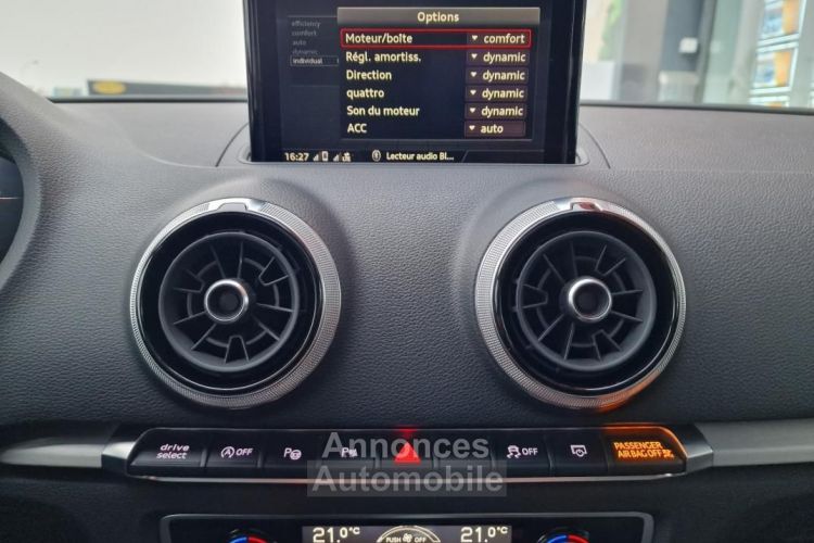 Audi S3 sportback 2.0 TFSI 310ch QUATTRO S-TRONIC VIRTUAL-CUIR ELEC-MAGNETIC - <small></small> 34.990 € <small>TTC</small> - #17