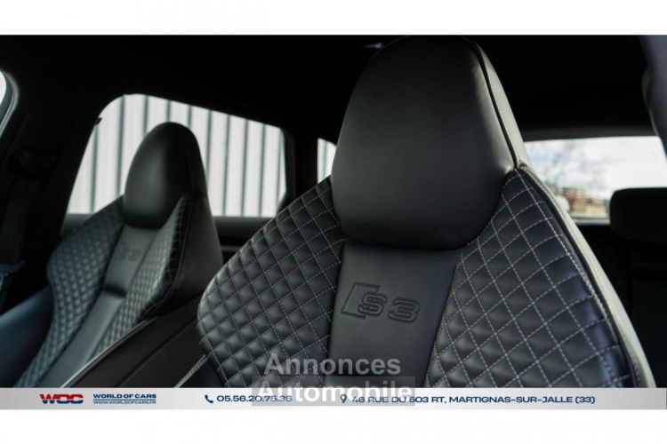 Audi S3 SPORTBACK 2.0 TFSI 420ch AMK Quattro / suivi à jour / disponible - <small></small> 28.990 € <small>TTC</small> - #51