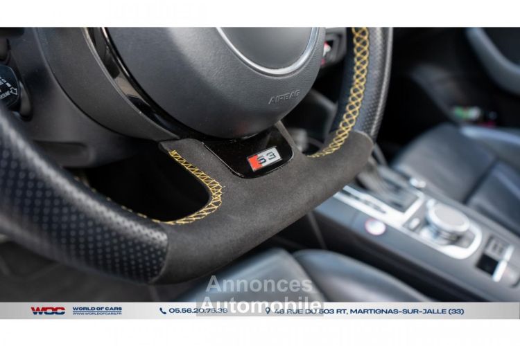 Audi S3 SPORTBACK 2.0 TFSI 420ch AMK Quattro / suivi à jour / disponible - <small></small> 28.990 € <small>TTC</small> - #63