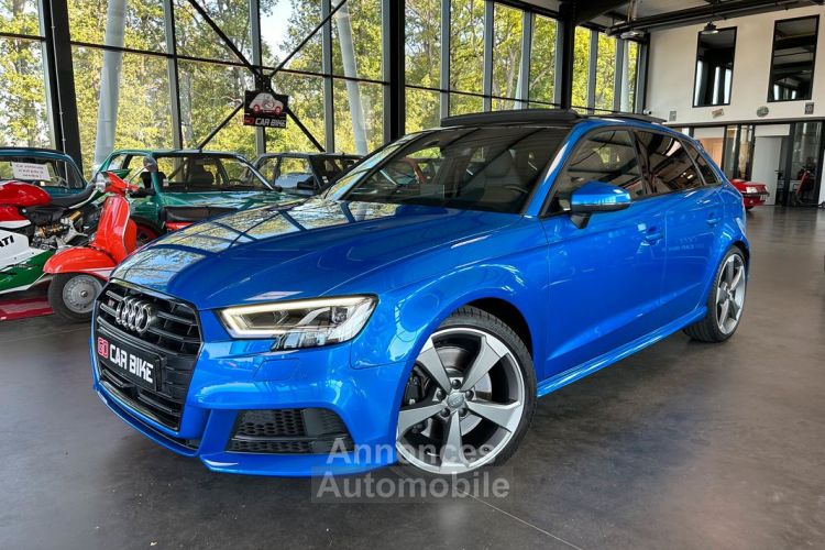 Audi S3 Sportback 300ch Suivi complet chez Garantie 6 ans Toit Ouvrant Sièges RS Bang&Olufsen Suspension Pilotée Keyless Pack Black ACC 19P 569-mois - <small></small> 36.950 € <small>TTC</small> - #1