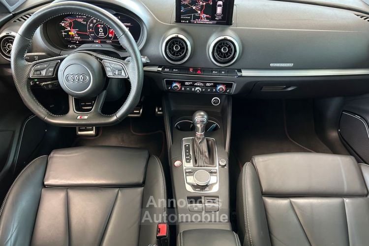 Audi S3 Sportback 300ch Suivi complet chez Garantie 6 ans Toit Ouvrant Sièges RS Bang&Olufsen Suspension Pilotée Keyless Pack Black ACC 19P 569-mois - <small></small> 36.950 € <small>TTC</small> - #4