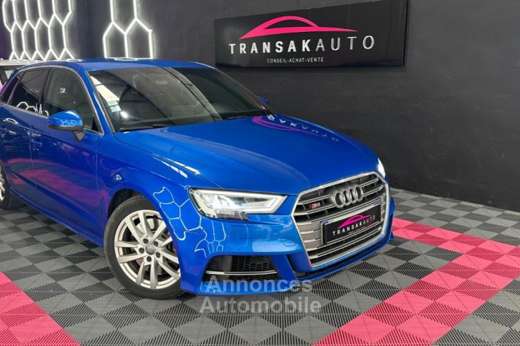 Audi S3 SPORTBACK Phase 2 310 ch 2.0L TFSI S Tronic 7 Quattro ~ BangOlufsen ~ 4 Jantes d'origine dispo ~ Suivi 100% - <small></small> 21.990 € <small>TTC</small> - #1