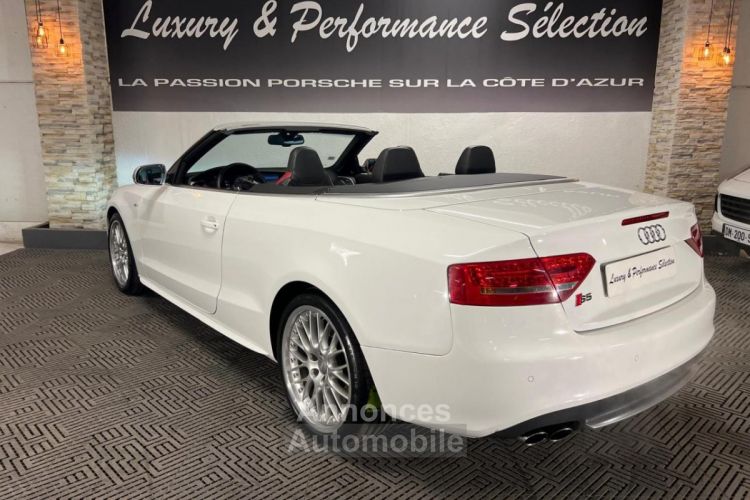 Audi S5 Cabriolet Quattro 3.0 V6 TFSI 333ch S-tronic - 98000km - Capote Bordeaux - Options +++ - <small></small> 26.990 € <small>TTC</small> - #4