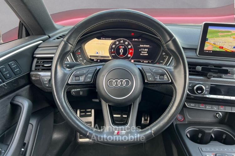 Audi S5 V6 3.0 TFSI 354 Tiptronic 8 Quattro/COVERING NOIR MAT/MATRIX LED/SIÉGE MASS/CAM 360/PACK CARBONE - <small></small> 42.990 € <small>TTC</small> - #14