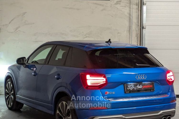 Audi SQ2 Quattro S-tronic7 TFSI 300ch BLEU ARA TOIT OUVRANT CAMERA ACC ICOCKPIT REPRISE - <small></small> 34.990 € <small>TTC</small> - #4