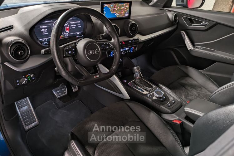 Audi SQ2 Quattro S-tronic7 TFSI 300ch BLEU ARA TOIT OUVRANT CAMERA ACC ICOCKPIT REPRISE - <small></small> 34.990 € <small>TTC</small> - #7