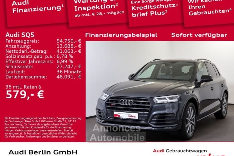 Audi SQ5 TDI tiptr. ALCANT PANO MATRIX RFK - <small></small> 45.590 € <small>TTC</small> - #1