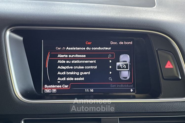 Audi SQ5 TDI V6 326 COMPETITION BVA8 QUATTRO GPS TOIT PANORAMIQUE CAMERA REGULATEUR ADAPTATIF ALU BROSSE  - <small></small> 37.990 € <small>TTC</small> - #12