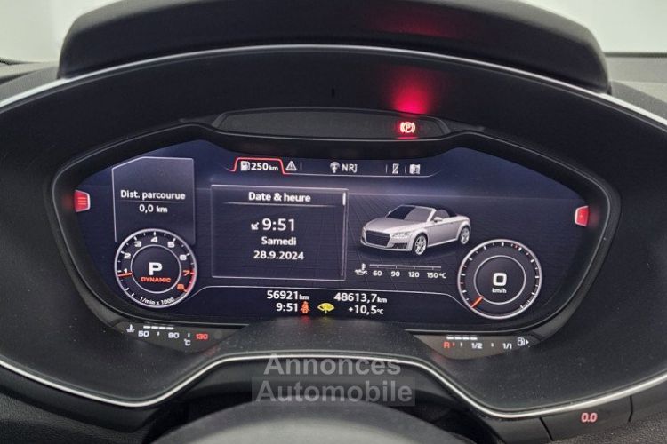 Audi TT Roadster 45 TFSI S tronic 245 RADAR AV AR CARPLAY FEUX AUTOMATIQUE DE NUIT - <small></small> 33.990 € <small>TTC</small> - #7