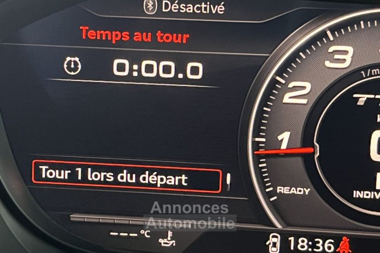 Audi TT RS TTRS 2,5 TFSI 400 QUATTRO S-TRONIC 7 GPS CAMERA MAGNETIC RIDE DIGITAL COCKPIT KEYLESS APPLE CAR - <small></small> 61.990 € <small>TTC</small> - #11