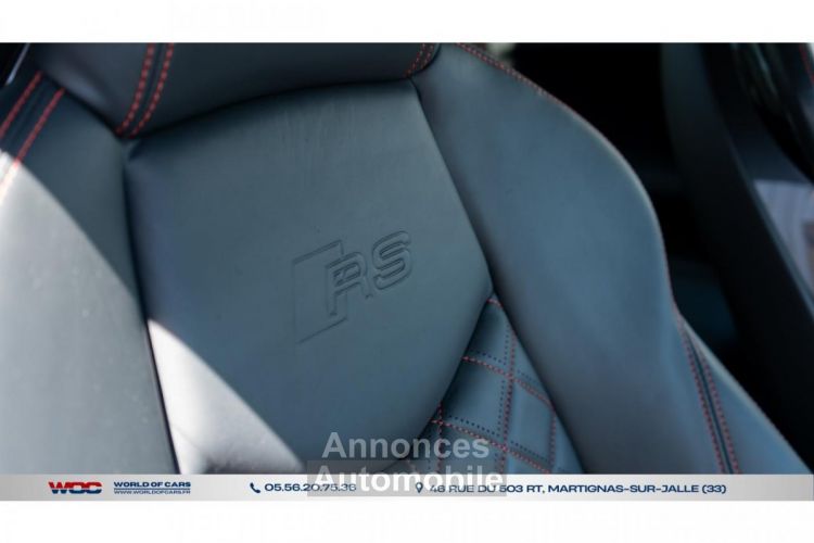 Audi TT RS TTRS Quattro 2.5/ CUIR / Sieges Sports / Carbone / Echappement Suivie - <small></small> 54.900 € <small>TTC</small> - #58