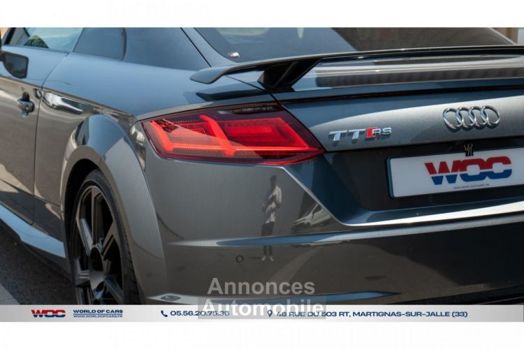 Audi TT RS TTRS Quattro 2.5/ CUIR / Sieges Sports / Carbone / Echappement Suivie - <small></small> 54.900 € <small>TTC</small> - #65