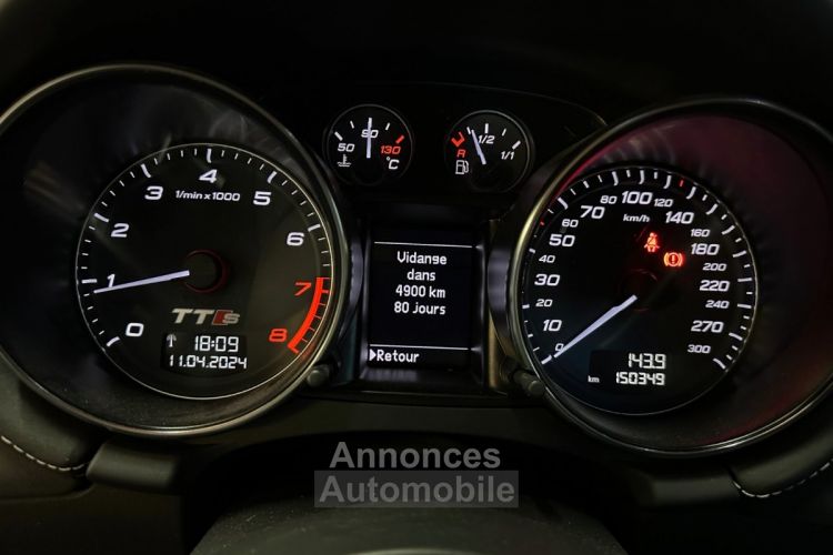 Audi TTS COUPE 2.0 TFSI 272 Quattro S-Tronic A + BOSE + 19'' + NAVIGATION PLUS - <small></small> 19.990 € <small>TTC</small> - #23