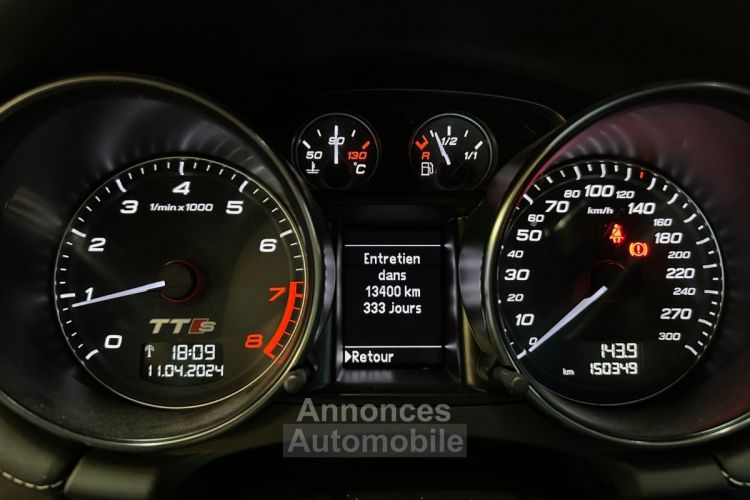 Audi TTS COUPE 2.0 TFSI 272 Quattro S-Tronic A + BOSE + 19'' + NAVIGATION PLUS - <small></small> 19.990 € <small>TTC</small> - #24