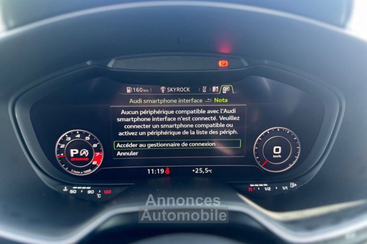 Audi TTS ROADSTER 2.0 TFSI 310 S tronic 6 Quattro - CAM - CARPLAY - GARANTIE - <small></small> 29.990 € <small>TTC</small> - #16