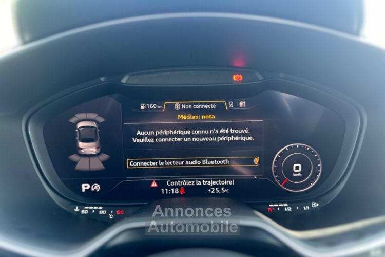 Audi TTS ROADSTER 310 S tronic 6 Quattro - CAM - CARPLAY - FULL SUIVI - VIRTUAL - IMMAT FR PAS DE MALUS - <small></small> 27.890 € <small>TTC</small> - #14