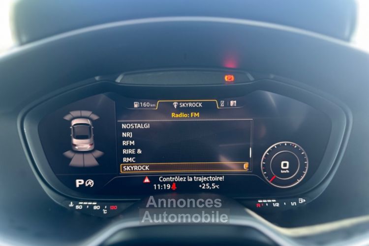 Audi TTS ROADSTER 310 S tronic 6 Quattro - CAM - CARPLAY - FULL SUIVI - VIRTUAL - IMMAT FR PAS DE MALUS - <small></small> 27.890 € <small>TTC</small> - #15