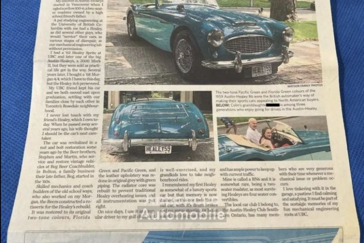 Austin Healey 100 100/6 BN6 - <small></small> 75.000 € <small>TTC</small> - #86