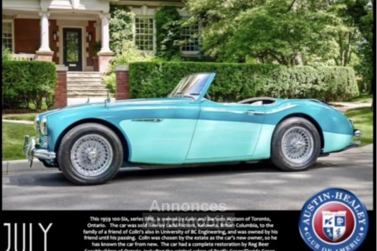 Austin Healey 100 100/6 BN6 - <small></small> 75.000 € <small>TTC</small> - #87