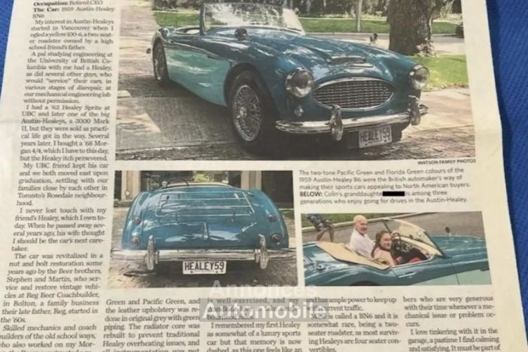 Austin Healey 100 100/6 BN6 - <small></small> 75.000 € <small>TTC</small> - #89