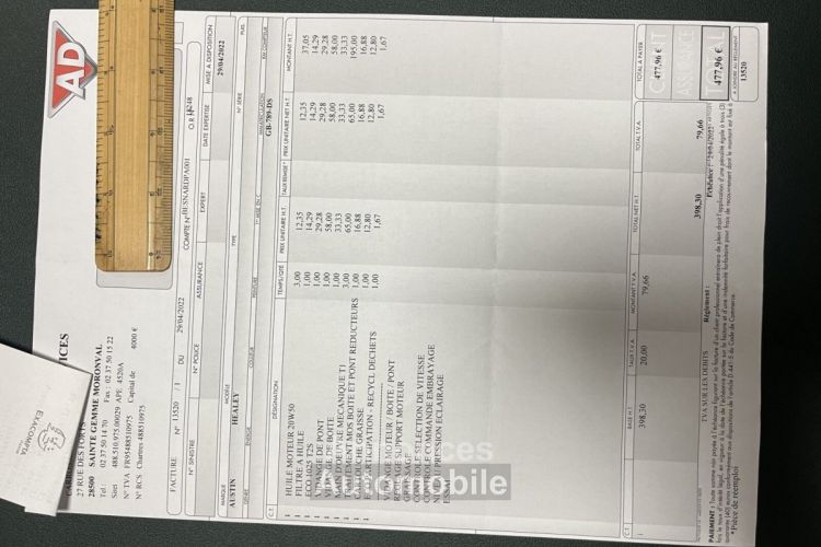 Austin Healey 3000 MK1 BT7 - <small></small> 68.500 € <small>TTC</small> - #79