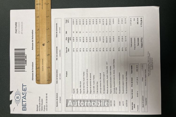 Austin Healey 3000 MK1 BT7 - <small></small> 68.500 € <small>TTC</small> - #80