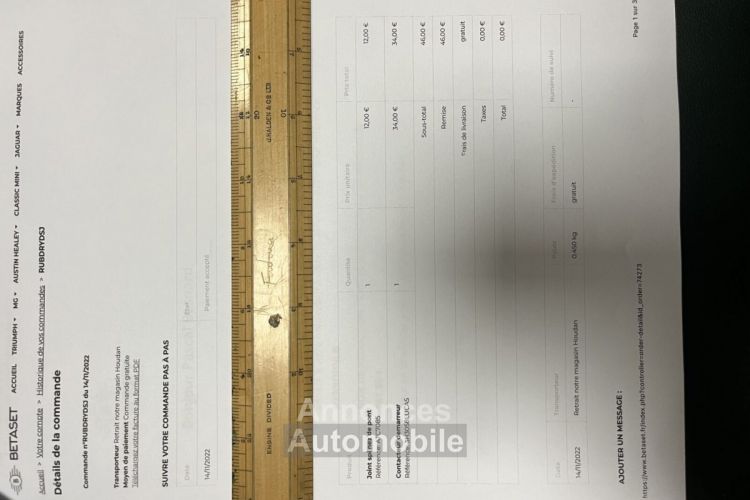 Austin Healey 3000 MK1 BT7 - <small></small> 68.500 € <small>TTC</small> - #81