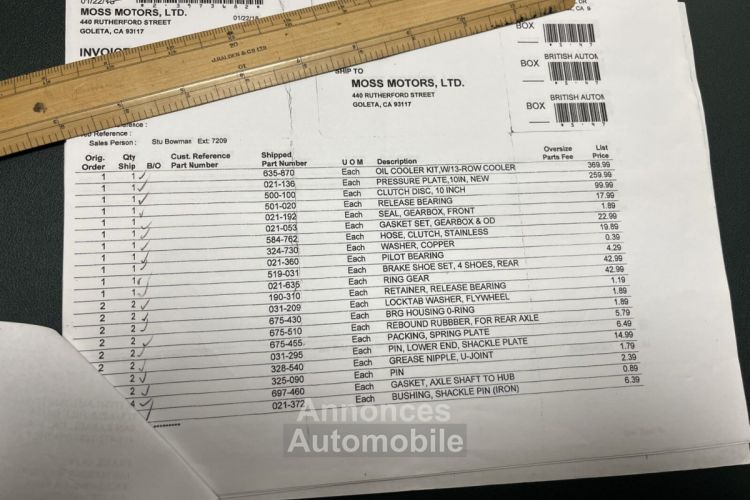 Austin Healey 3000 MK1 BT7 - <small></small> 68.500 € <small>TTC</small> - #83