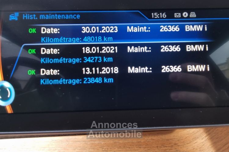 BMW i3 I (I01) 170ch 94Ah (REx) +EDITION Atelier - <small></small> 15.300 € <small>TTC</small> - #19