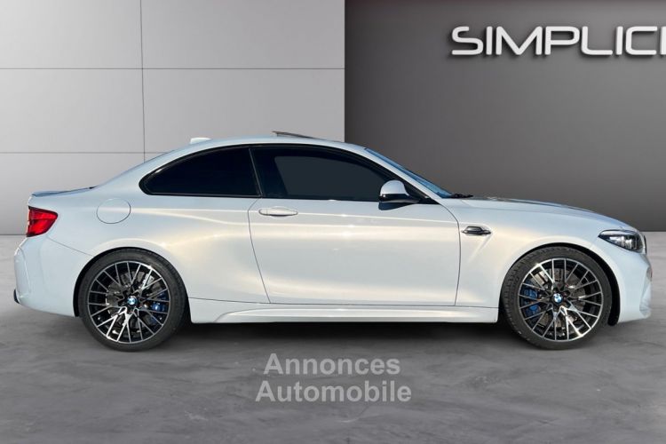 BMW M2 COMPETITION F87 410 ch M DKG7 GRIS HOCKENHEIM FRANCAISE SUIVI COMPLET HARMAN KARDON TOIT OUVRANT GARANTIE 12 MOIS - <small></small> 54.900 € <small>TTC</small> - #4