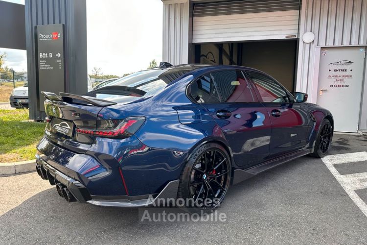 BMW M3 Berline (G80) Compétition 3.0i 510ch BVA8 5p Entretien 100% Baquets M Carbone JA 19 Perf Eventuri FI-Exhaust Inserts-Toit-Becquet Laser Tête haute Har - <small></small> 114.990 € <small>TTC</small> - #3