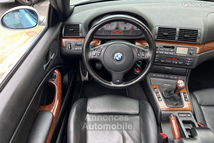 BMW M3 Cabriolet 3.2 343 CH SILVER E46 BVM Moteur révisé à neuf Garantie 12 mois Constructeur - <small></small> 48.490 € <small>TTC</small> - #11