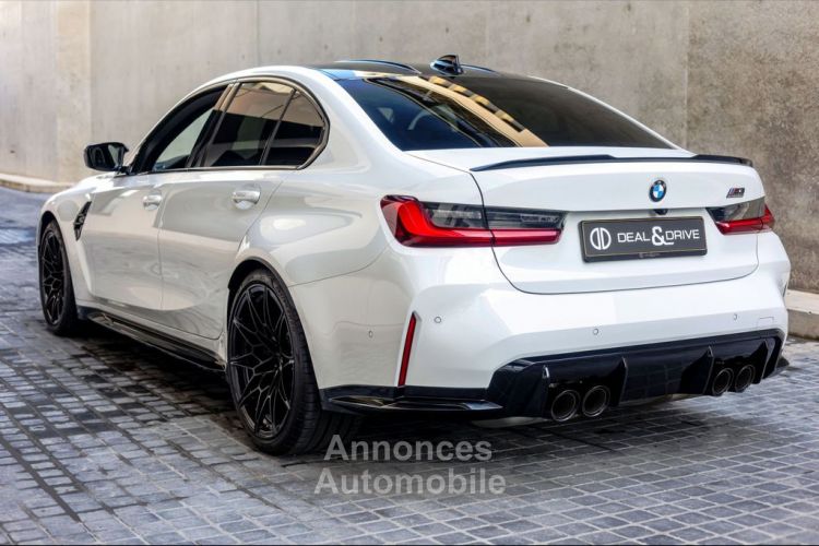 BMW M3 COMPETITION G80 XDRIVE° SHADOW° CAM° KEYLESSGO Toit Carbon Garantie 12 mois Prémium - <small></small> 82.590 € <small>TTC</small> - #2