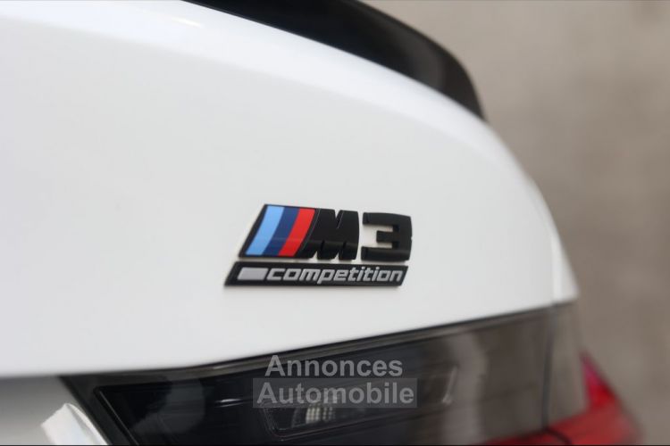 BMW M3 COMPETITION G80 XDRIVE° SHADOW° CAM° KEYLESSGO Toit Carbon Garantie 12 mois Prémium - <small></small> 82.590 € <small>TTC</small> - #14