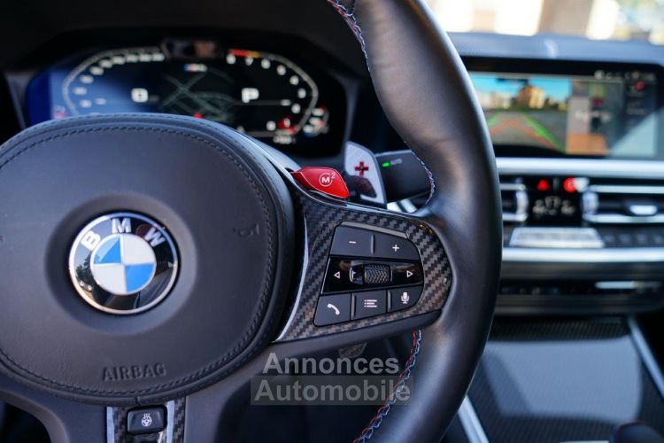 BMW M4 BMW SERIE 4 (G82) PHASE 2 COUPE M4 COMPETITION 3.0 M XDRIVE 530 Ch BVA8 - Echappement REMUS - Pack Innovation - Sièges Baquets M Carbone - Volant Chau - <small></small> 124.890 € <small></small> - #22