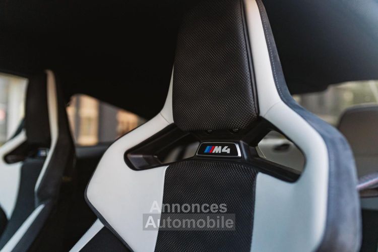 BMW M4 COMPETITION 510 CH - Echappement REMUS Garantie Constructeur Harman Kardon Carbone Pack Innovation Drive Assist Caméra 360 Volant Chauff - <small></small> 109.890 € <small>TTC</small> - #17