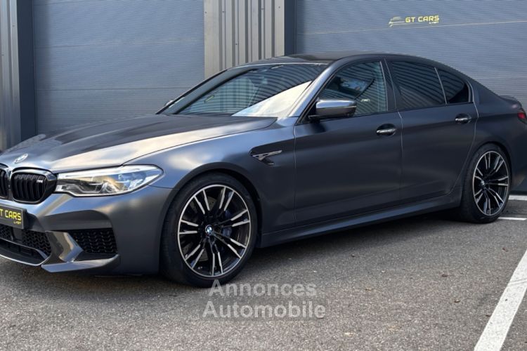 BMW M5 BMW M5 - Malus Payé - LOA 979 Euros/mois - Gris Mat - Toit Carbone - échappement Sport - <small></small> 69.990 € <small>TTC</small> - #1