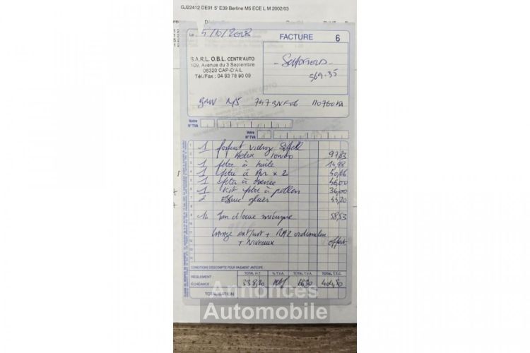 BMW M5 E39 5.0 V8 400 / PARFAIT ETAT / ENTIEREMENT REVISEE - <small></small> 32.990 € <small>TTC</small> - #113