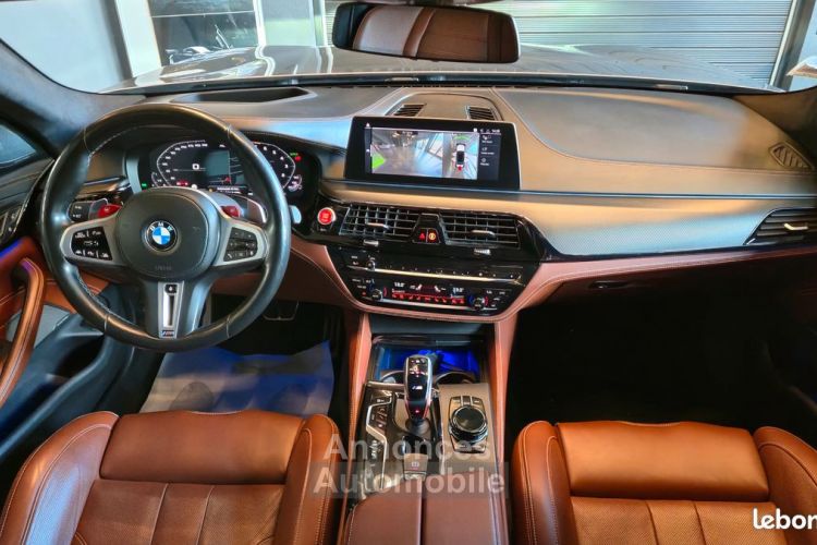 BMW M5 F90 COMPETITION V8 4.4 Bi-Turbo 625 ch M Steptronic HARMAN KARDON ACC DCC CUIR HUD KEYLESS SOFT CLOSE CAMERA 360° - <small></small> 77.990 € <small>TTC</small> - #6