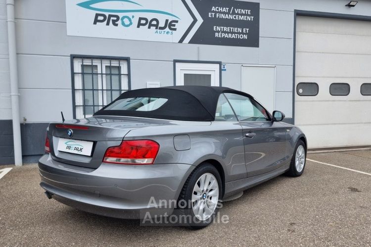 BMW Série 1 120D 177CV CABRIOLET (E88) LUXE / 1EMAIN/ 67 600km / Suivi Complet/ gtie 12 mois - <small></small> 14.990 € <small>TTC</small> - #3