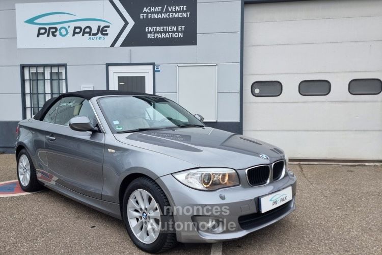 BMW Série 1 120D 177CV CABRIOLET (E88) LUXE / 1EMAIN/ 67 600km / Suivi Complet/ gtie 12 mois - <small></small> 14.990 € <small>TTC</small> - #4