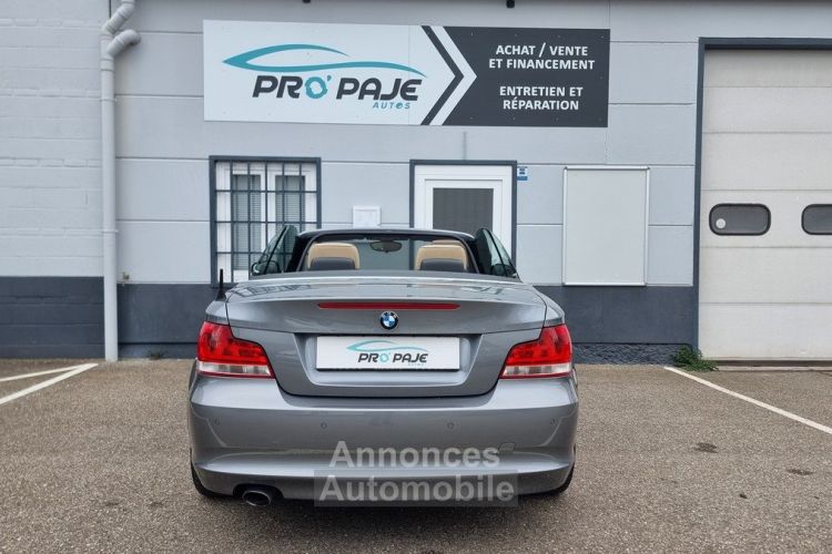 BMW Série 1 120D 177CV CABRIOLET (E88) LUXE / 1EMAIN/ 67 600km / Suivi Complet/ gtie 12 mois - <small></small> 14.990 € <small>TTC</small> - #7