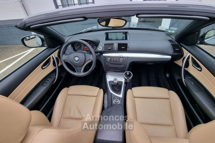 BMW Série 1 120D 177CV CABRIOLET (E88) LUXE / 1EMAIN/ 67 600km / Suivi Complet/ gtie 12 mois - <small></small> 14.990 € <small>TTC</small> - #9