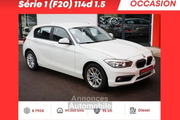 BMW Série 1 (F20) 114d 1.5 12V 95ch boîte manuelle 6 vitesses - <small></small> 8.790 € <small>TTC</small> - #1