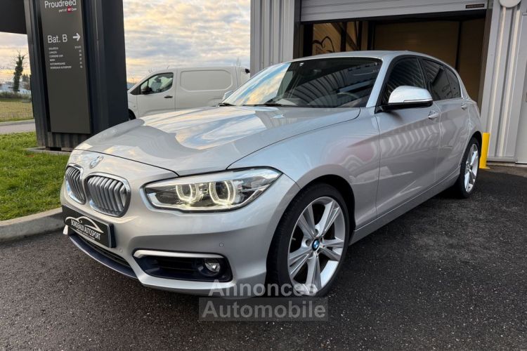 BMW Série 1 (F20) LCI 120dA 190ch UrbanChic BVA8 5p Entretien 100% Nav PRO JA 18 Volant M LED BVA Sport avec palettes Vitres et lunette AR surteintées Radar AV+AR - <small></small> 17.990 € <small>TTC</small> - #1