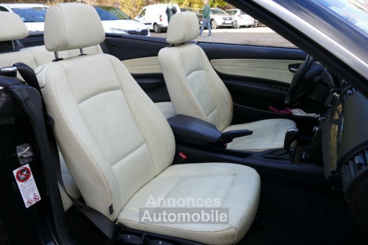 BMW Série 1 SERIE CABRIOLET E88 LCI 120 D 177 Ch CABRIOLET LUXE BVA - <small></small> 12.990 € <small>TTC</small> - #17