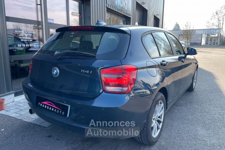 BMW Série 1 serie f20 114i 102 ch 127g lounge avec radar arriere lmiteur de vitesse climatisation entretien complet - <small></small> 12.490 € <small>TTC</small> - #7