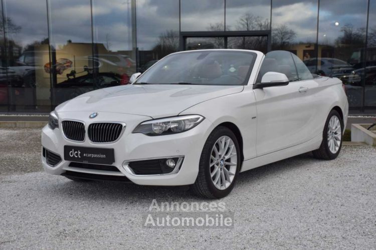 BMW Série 2 220 Convertible Diesel Luxury Line Leather - <small></small> 16.900 € <small>TTC</small> - #1