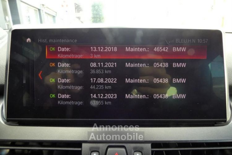 BMW Série 2 Active Tourer Serie ACTIVE-TOURER 1.5 218 I 140 LUXURY DKG BVA ENTRETIEN + SIÈGES CHAUFFANTS - <small></small> 19.490 € <small>TTC</small> - #19